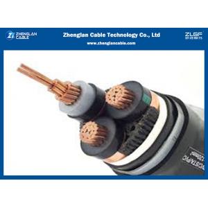  China 33KV Cu XLPE SWA/STA PE Medium Voltage Power Cables 3×75 SQMM supplier