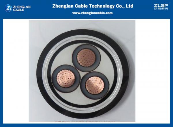  China 3*300sqmm STA Armoured XLPE Insulation 36KV MV Power Cable supplier
