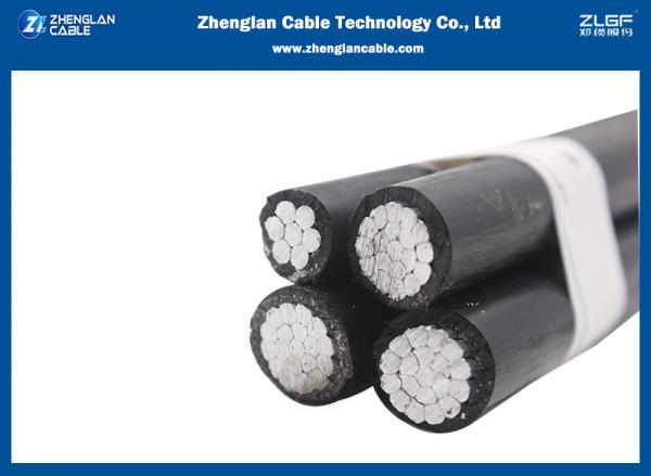  China 4x16sqmm Aluminum Core XLPE Insulated LV Aerial Bunched Cable supplier