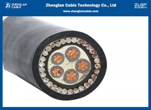 5x25sqmm Flame Retardant LSZH power cable Sheathed Copper Cable IEC60502-1