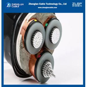  China 8.7/10 KV MV Al or Cu conductor Armoured Power Cable XLPE Insulated supplier