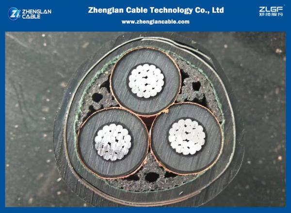  China 8.7 – 15KV Steel Tape Armored Medium Voltage Power Cables Custom Out Sheath Color supplier