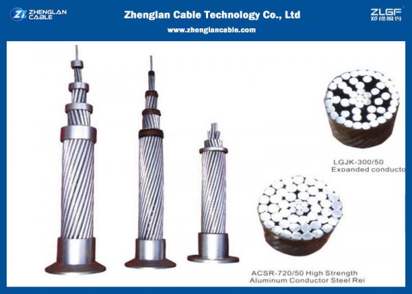 ACSR Conductor Bare Conductor Wire Unarmoured For Electrical Power Transmission