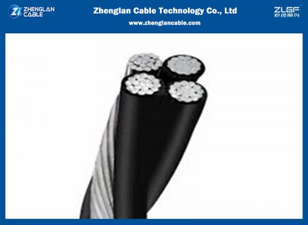  China Aluminum Duplex Triplex Quadplex Aerial Bundled Cables XLPE Insulation supplier