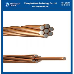  China ASTM B227 Copper-Clad Steel For Bonding & Grounding 21%IACS – 45%IACS Conductivity supplier