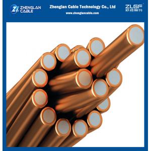 ASTM B227 Copper Clad Steel Wire Tinned CCS Wire Stranded MOQ 5 000m
