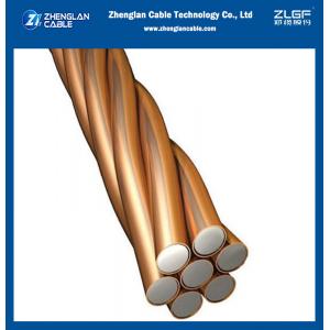  China ASTM B227 Copper Weld Ccs Wire Earth Ground Wire Clad Steel Grade AAA supplier