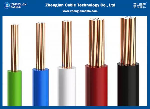 Building And House Wire For IEC 60227 /GB/T5023.3-2008 Standard/BV Cable(450/750) PVC Insulated Use For Home Or Building