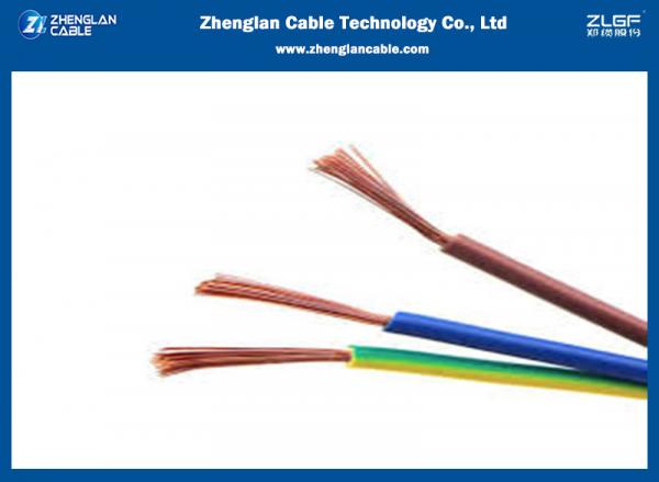  China Copper Cable House Electric Wiring Cable BV Multi Purpose 1.5mm2 Single Core PVC Insulated supplier