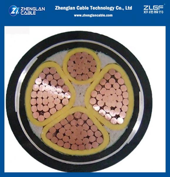  China Fire Resistant 0.6/1KV 3/4/3+1 cores multicore Copper XLPE/PVC insulated STA armoured underground power cable IEC60502-1 supplier