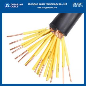 Flame Retardant Copper Wire Braid Screened Control Cable 450/750V Cu/Cwb/Pvc 24×2.5mm2 IEC60227