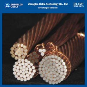  China Hard Drawn Copper Clad Steel Conductor With Wooden Drum Packing supplier