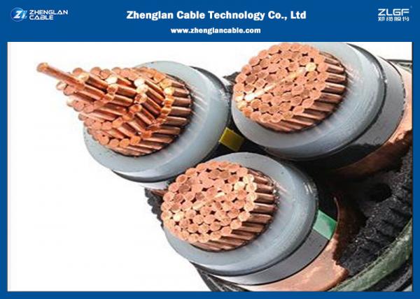  China IEC 60502 3Cores Armored Cable, MV XLPE insulated Cable 12/20KV（CU/XLPE/STA/NYBY/NYRGBY/NYB2Y） supplier