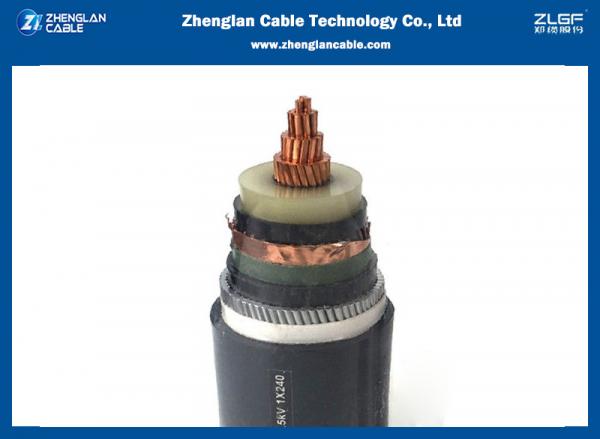  China IEC Standard 8.7 – 15KV Medium Voltage Underground Cable With Ink Printing Cable Mark supplier