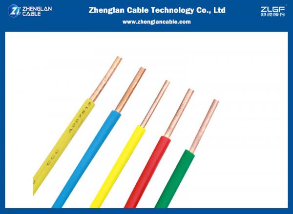  China Light Weight PVC Insulated Building Wire And Cable Single Solid Core Design supplier