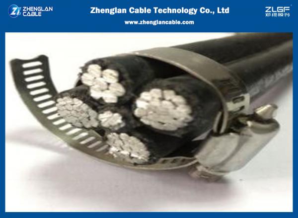  China NFC 33-209 3*70+54.6+25 Aerial Bundled Cable XLPE/PV C/PE Insulated supplier