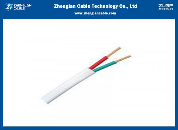  China PVC Sheathed Flat Flexible Building Wire And Cable Shelf Life BVVB Cable 99.99% supplier