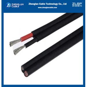  China RED Photovoltaic Solar Cable 4mm2 Fire Resistance Tin Copper Flexible Power DC 1.5KV supplier