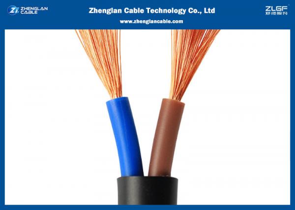  China RVV 2 – 4 Cores 2.5mm2 Copper Electrical Wire Insulated Type For Fire Engineering supplier