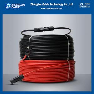  China Small Solar Grid PV Cable RED Black 35mm2 DC1.5KV AC1kv 100m / Roll supplier