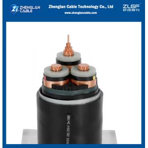 STA Armoured 35KV XLPE insulation Medium Voltage Power Cables 3x95sqmm 3x185sqmm