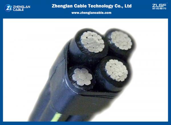  China Xlpe Covered Overhead Power Cable 3×50+NA1x54.6 NFC33209 Aerial Bundled Cable supplier