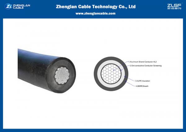  China XLPE HDPE SAC 12KV 1Cx185sqmm Overhead Insulated Cable supplier
