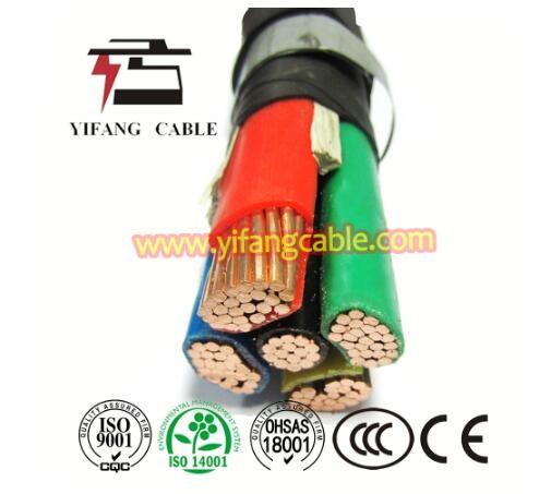 0.6/1kv Cu XLPE PVC Power Cable / XLPE Copper Cable For Construction