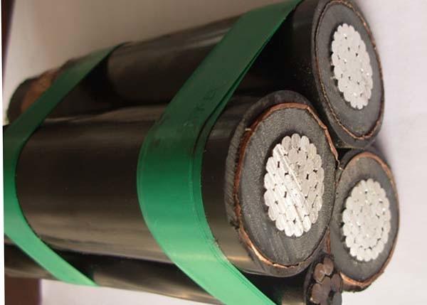  China 185mm2 Twisted MV Overhead Insulated Cable Steel Wire Neutral Weather resistant supplier