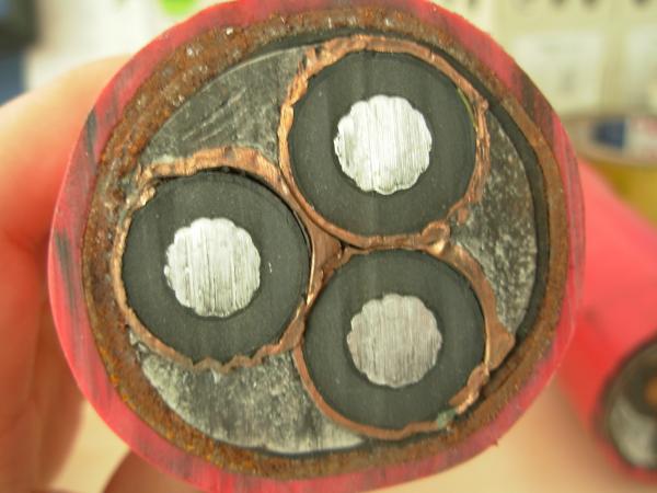 33KV Armoured Power Cable S/C 630mm2 Or 3 Core 150mm2 Aluminum Conductor