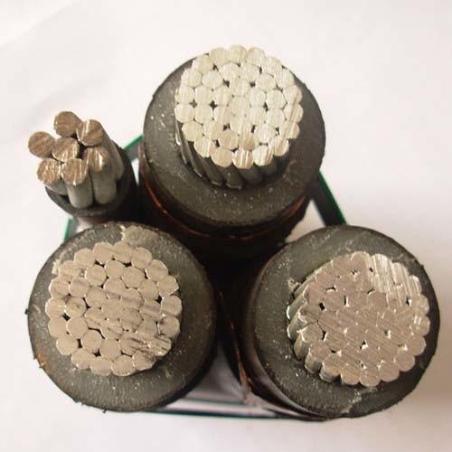 AL XLPE 3x240mm2 Overhead Insulated Cable 35KV With Copper Tape