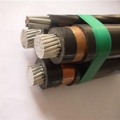  China AL / XLPE Hta Cis Cable Longitude Al Plastic Tape Screen Medium Power Cable 240 SQMM Direct Burial Cable supplier