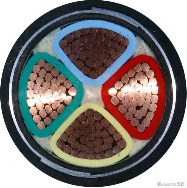 Aluminum Conductor Low Voltage Power Cable , Steel Tape 4 Core Armoured Cable