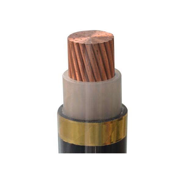  China Black MV Power Cable / 33kV Xlpe Underground Cable Double Brass Tape Anti Termite supplier