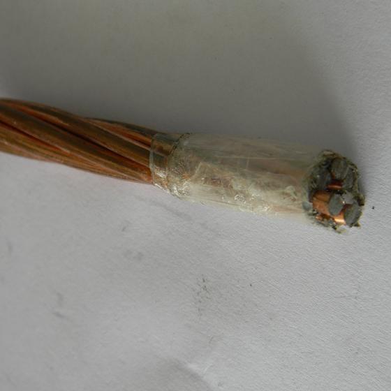 CCS Copper Clad Steel Wire ASTM Standard High Tensile Strength 40% Conductivity