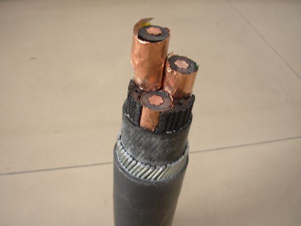 Copper Conductor Medium Voltage Power Cables XLPE Insulated Underground Power Cable