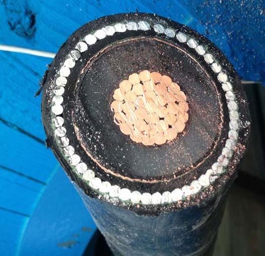Customized 33kv Single Core 150mm2 Medium Voltage Power Cables For Underground