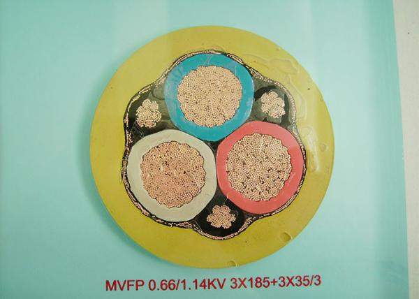 Extra Flexible 3 Cores Rubber Insulated Cable Vfd Power Epr Insulated 2kv 14awg To 350mcm