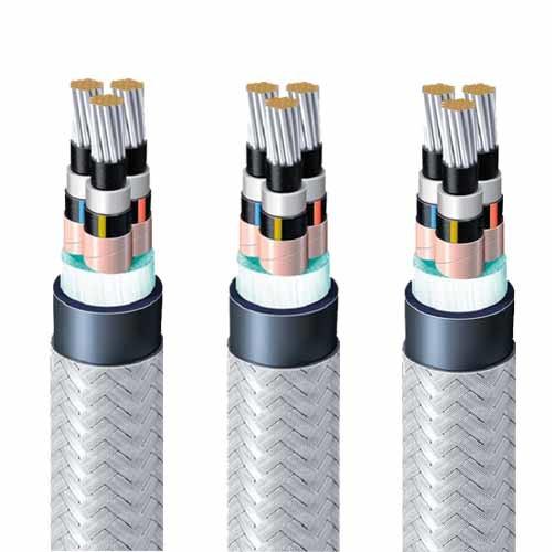  China Flame Retardant Naval Marine Power Cable Polyolefin Elastomer Sheath 3x25mm2 supplier