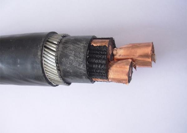 Galvanized Steel Wire Armoured Cable 6 / 10 / 12KV , Aluminium Conductor Cable NA2XFY