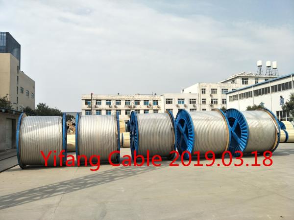 Industrial AAC Conductor Bare Conductor Wire 0.6 / 1kV Voltage Silver Color