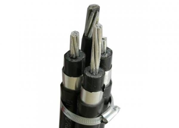  China Medium Voltage Overhead Aerial Bundle Cable With Black Insulation Color supplier