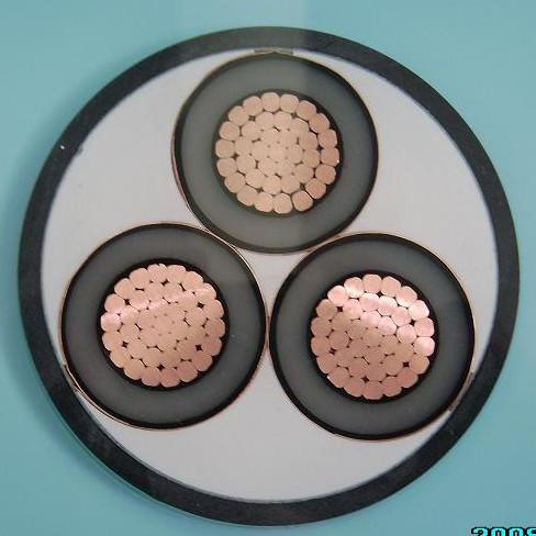 Three Phase Medium Voltage Power Cables PVC Sheathed XLPE Insulated MV Cable