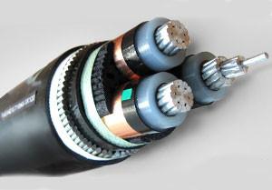 XLPE / CU / PVC Copper Tape 8.7/15KV 800 Sqmm Medium Voltage Power Cables for Power Transmission Line